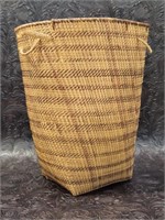 Antique African Woven Grass Basket Congo