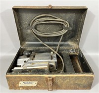 Vintage Ward Powr-Kraft Jig Saw & Case