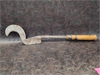Antique Authentic Bill Hook Knife Belgian Congo