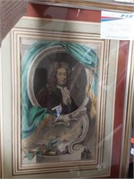 1742 Hand Colored Edward Russel Print