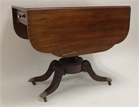 19c Empire Drop Leaf Breakfast or Library Table