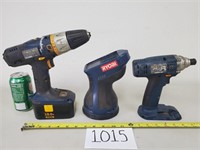 Assorted Ryobi 18V Cordless Tools - As Is