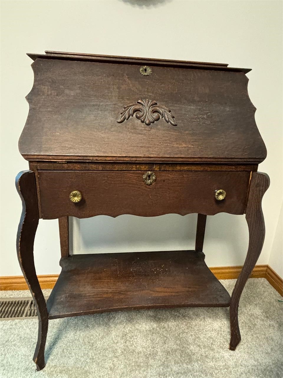 Wooden Secretary Desk