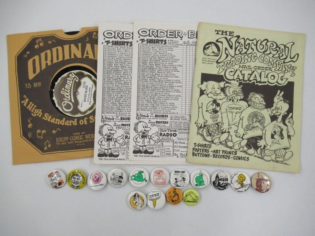 1970s Underground Comix Mail-Order Merchandise Lot