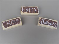 Think Happy Thoughts Display Blocks