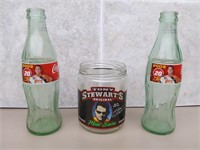 Tony Stewart 2003 Bottles and Tony Salsa Jar