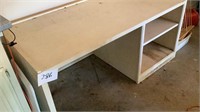 2- Shelf Desk, 30” x 5‘ 27 inches tall