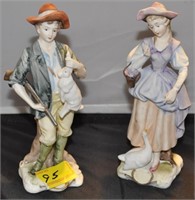 2 JAPAN FIGURINES