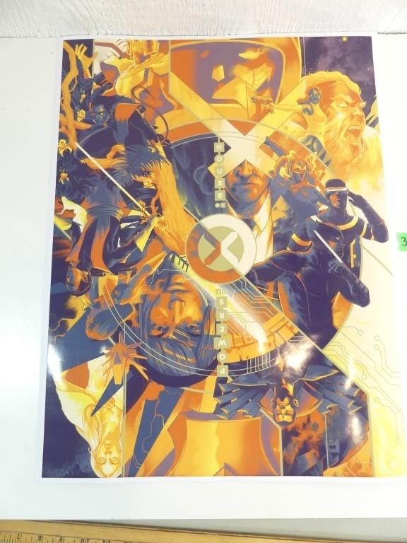 X-Men print poster 18" x 22"