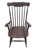 Patio Rocking Chair Solid Wood