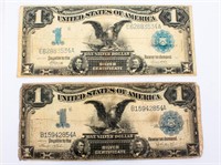 Coin 2 Black Eagle U.S. $1 Silver Certificates