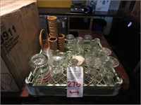 LOT, MISC BAR GLASSES IN THIS RACK