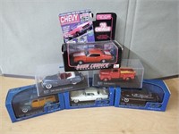 6 DIECAST 1/43 SCALE MODEL CARS