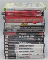 (DD) Video Games. PlayStation 2, Genesis,Wii.