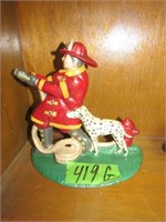 Cast Iron Fireman Doorstop