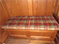 Bench W/ Contents 47" x 20" x 20