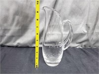 9 Inch Glass Pitcher