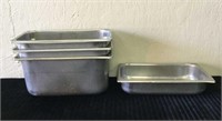 4- Stainless Steel Anti-Jam Steam Table Pans