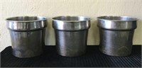 3- Stainless Steel Warming Pots