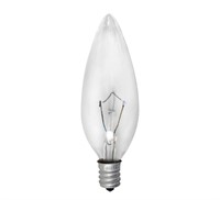 10-Pack 40-Watt Chandelier Light Bulbs