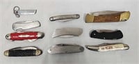 Variety Of Pocket Knives (10)