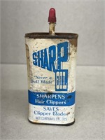 Sharp oil advertising can