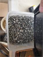 bucket of Roofing Nails