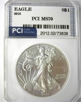 2016 Silver Eagle PCI MS70