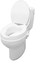 SEALED - PEPE - Toilet Seat Riser with Lid (4 inch