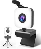 1080P Webcam with Microphone, Full HD Web Cam for