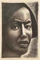 ELIZABETH CATLETT Signed Graphite Drawing