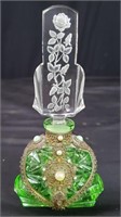 Antique glass perfume bottle