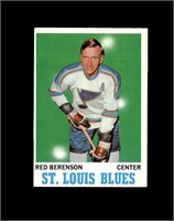 1970 Topps #103 Red Berenson EX to EX-MT+