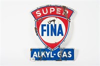 FINA SUPER ALKYL-GAS SSP SIGN