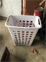 Laundry Basket w/ Electrical Cords