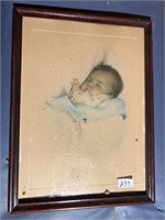 BABY SLEEPING PICTURE 15" X 21"
