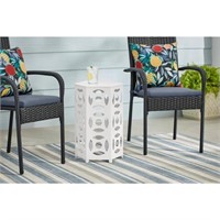 N4920  Hampton Bay Hexagonal Metal Side Table