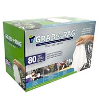 80-Pc Grab-A-Rag Washable Microfibre Rags