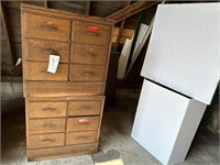 6 Drawer wood cabinets
