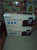 2 New Memorex travel speakers