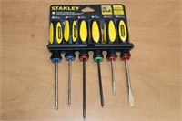 New Stanley 6pc Screwdriver Set