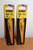 2 New DeWalt 5pc Sawzall Blades