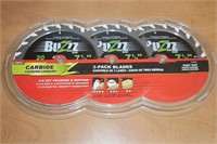 New Mibro Buzz 3pc Saw Blades