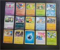 Pokemon Trading Cards with 5 HaloS