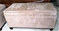 Tan Microfiber Hinged Bench