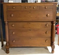 Early American Empire 7 Drawer Chest
