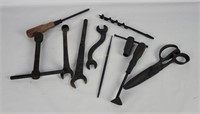 Assorted Tools - Wrenches, Shears Etc.