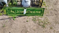 John Deere Metal Sign