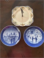 Royal Copenhagen Plates and Ambassador Ware Plate