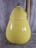 CERAMIC PEAR COOKIE JAR